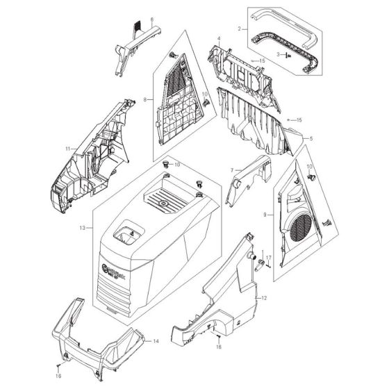Cabinet for Nilfisk Pressure Washer