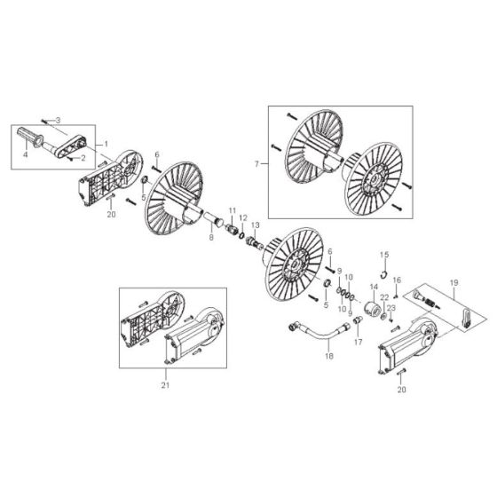 Hose Reel for Nilfisk