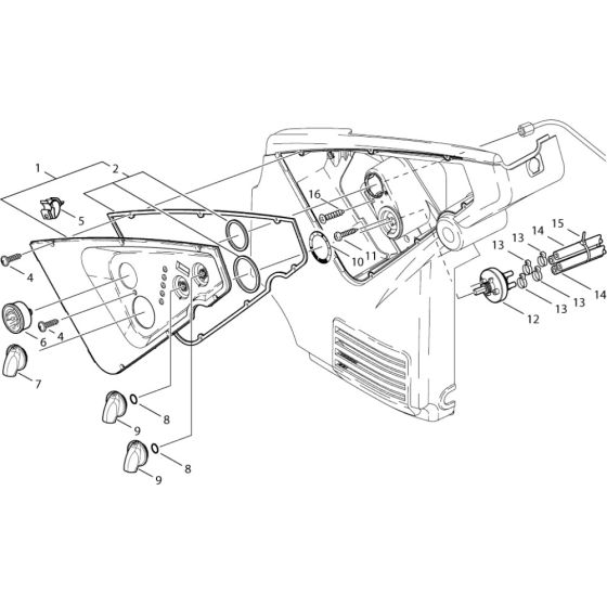 Electric Box Cover for Nilfisk MH-8P