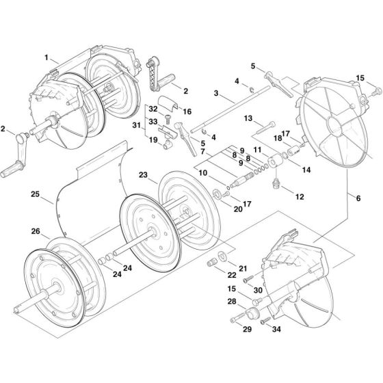 Hose & Cord Reel Assembly