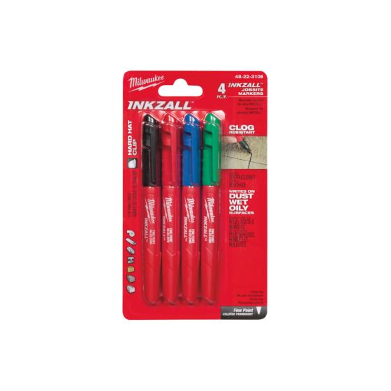 INKZALL Fine Tip Marker Assorted Colours