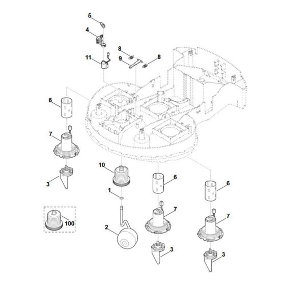 Front Wheel Assembly for Viking