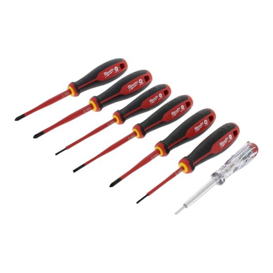 Tri-Lobe VdeSlim Screwdriver Pz Set (7 Pieces) - OEM No. 4932478738