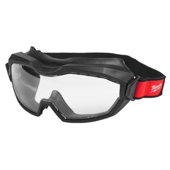 Milwaukee High-Profile Goggle Vented Clear - 1 Piece