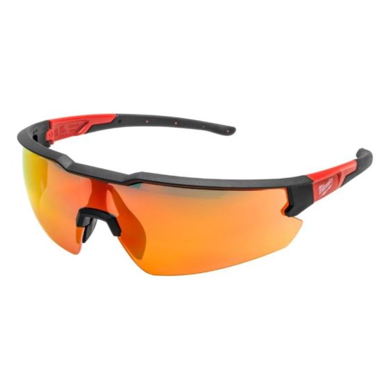 Milwaukee Enhanced Safety Glasses Red Mirror Af