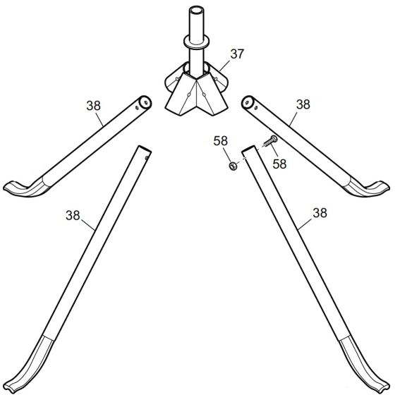 Stand Assembly for Belle Minimix 130