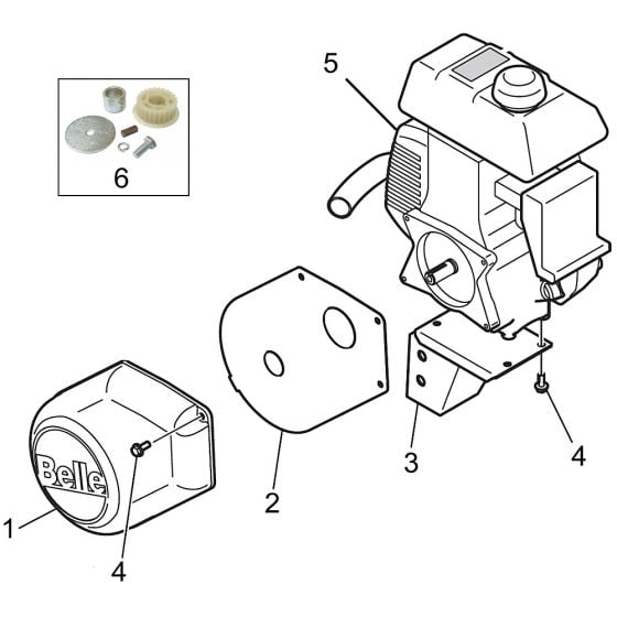 Belle Minimix 150/Honda GXH50 Accessories