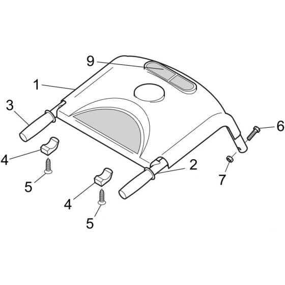 Belle Minimix 140/150 Handle Assembly