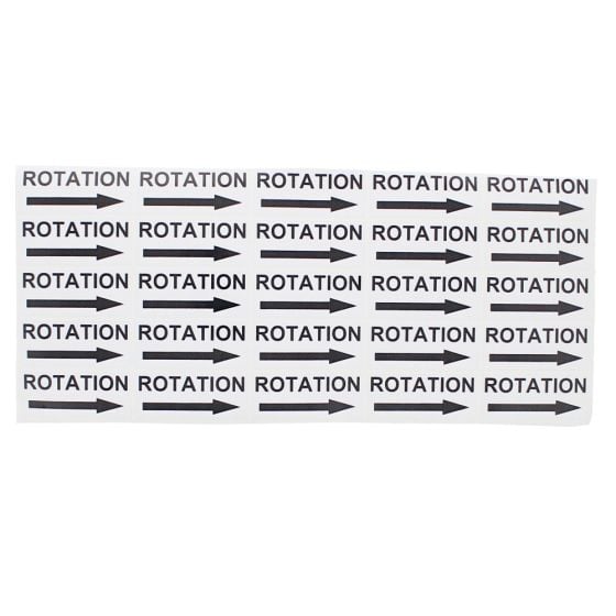 Self Adhesive Label - Rotation Right (Pack of 50)