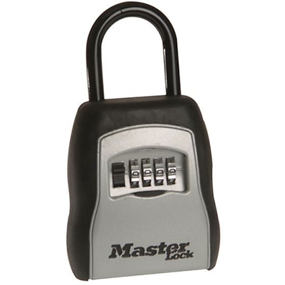 5400E Portable Shackled Combination Key Lock Box (Up To 3 Keys) by Master Lock - 5400EURD