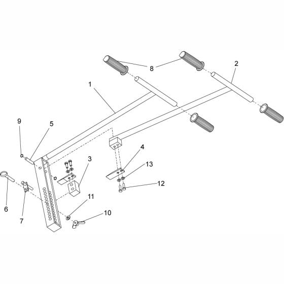 Main Assembly for Altrad Belle Block Lifter (up to June 2010)