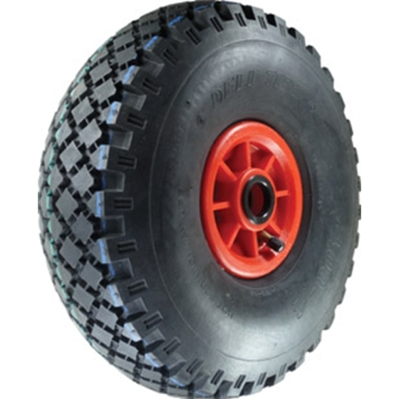 Pneumatic Tyred Wheel c/w Polypropylene Centre & Roller Bearing Wheel Only