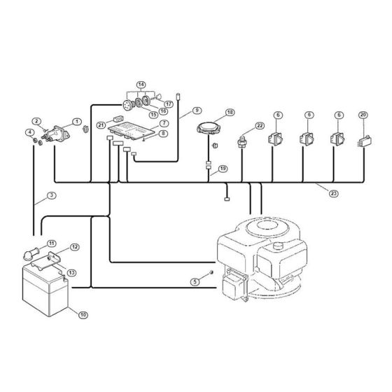 Electric Equipment  for Stihl/ Viking MR 380 Ride on Mowers