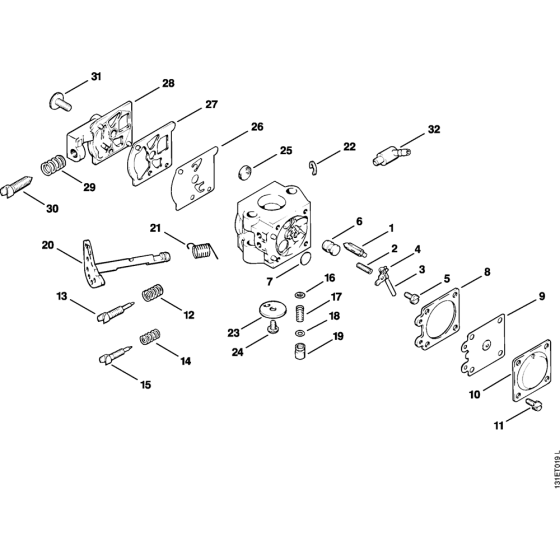 Carburetor WT-29 Assembly for Stihl 012 Gasoline Chainsaws