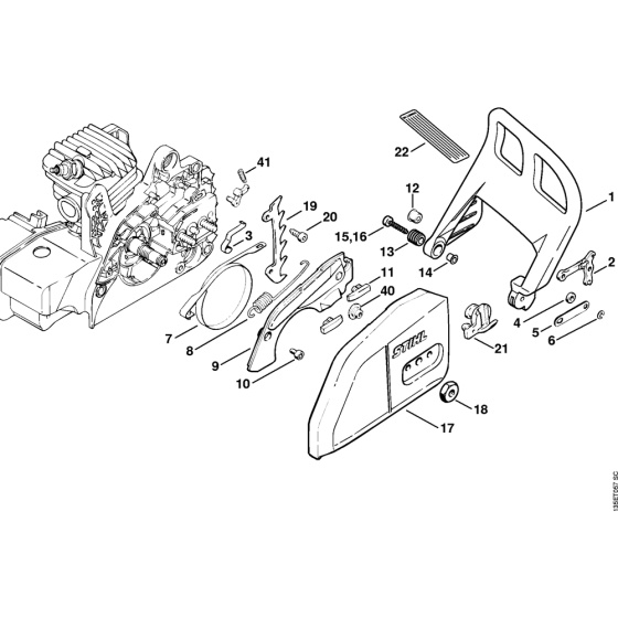 Chain brake Assembly for Stihl 021 023 025 Gasoline Chainsaws