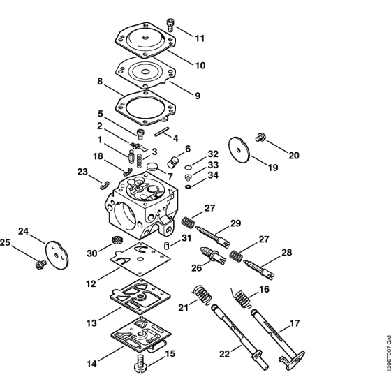 Carburetor HD-5 Assembly for Stihl 029 039 Gasoline Chainsaws