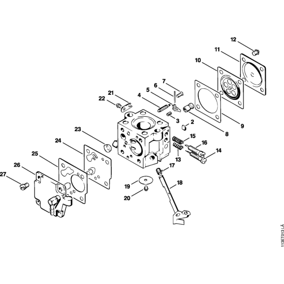 Carburetor Tillotson 26.78 Assembly for Stihl 030 031 Gasoline Chainsaws