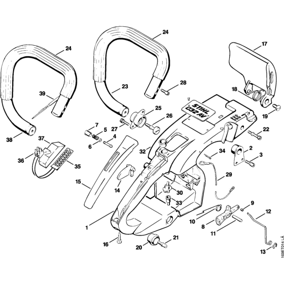 Handle frame Assembly for Stihl 032 Gasoline Chainsaws