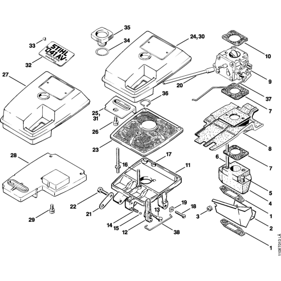 Filter Housing for Stihl 041AV