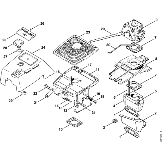 Filter Housing for Stihl 041G