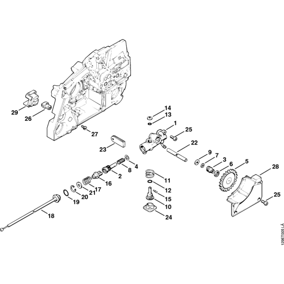 Oil pump Assembly for Stihl 084 Gasoline Chainsaws