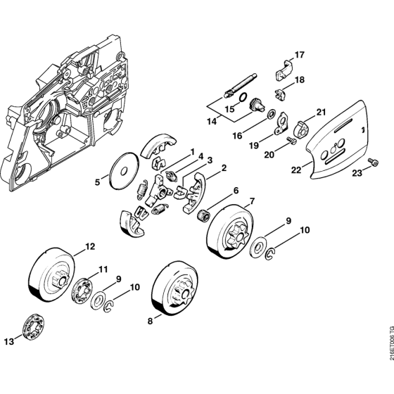 Clutch Assembly for Stihl 088 Gasoline Chainsaws