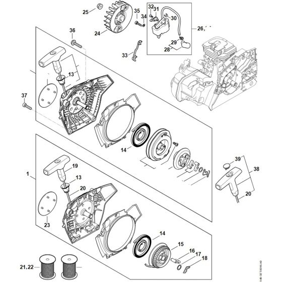 Stihl MS 162 Starter & Ignition