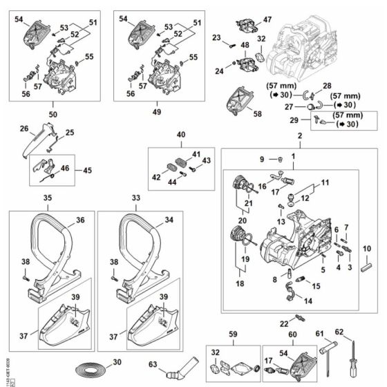 Engine Housing for Stihl MS182