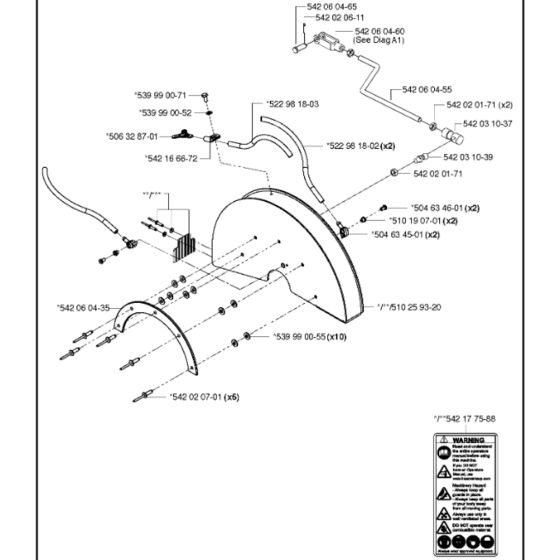 Blade Guard for Husqvarna MS 355 G