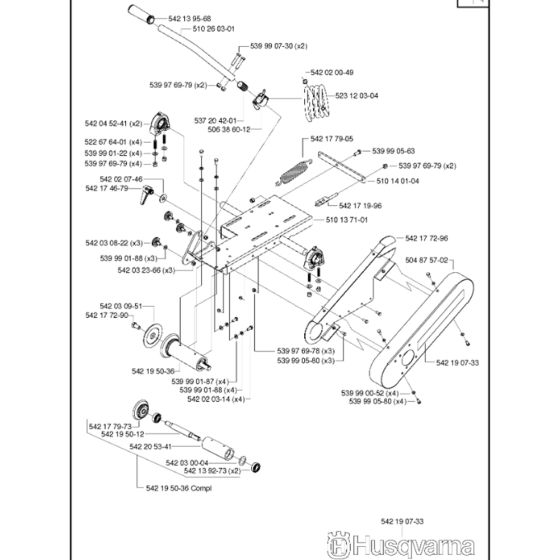Saw Head Assembly for Husqvarna