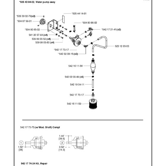 Water Pump Assembly for MS 355 G