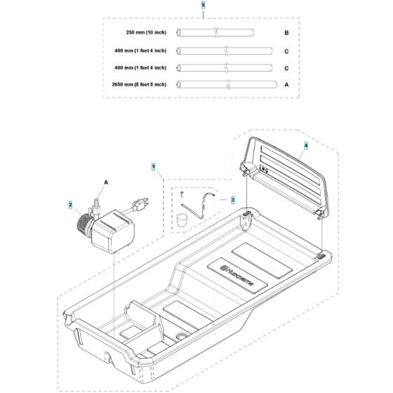 Water Tank Assembly for MS 360