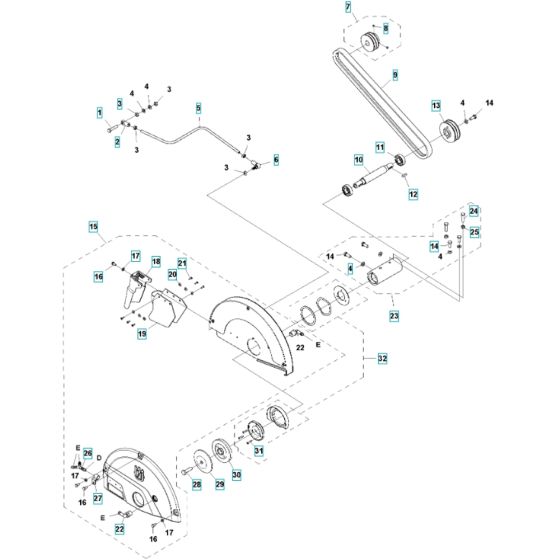 Blade Guard for Husqvarna MS 360 G