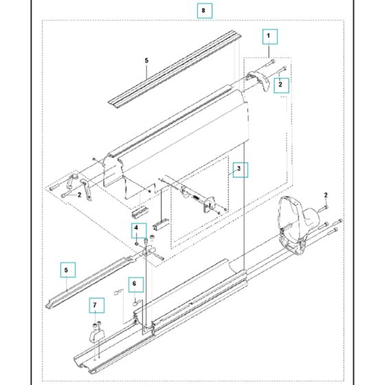 Vacuum Assembly for Husqvarna MS 360 G