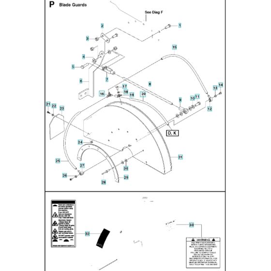 Blade Guard for Husqvarna MS 510