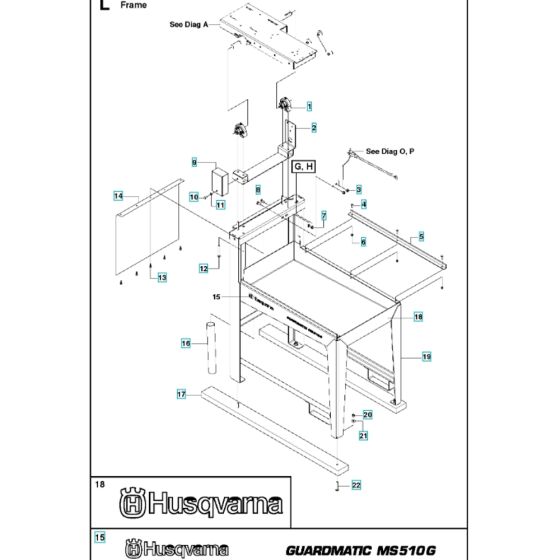 Frame Assembly for MS 510