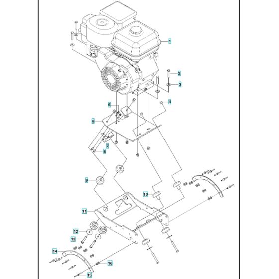 Motor Assembly for Husqvarna MS 510