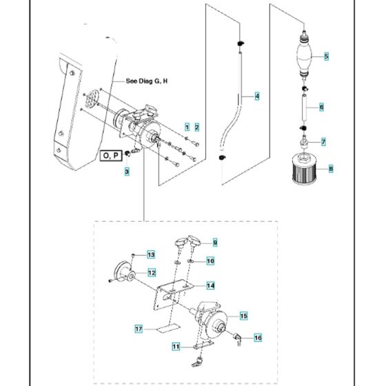 Water Pump Assembly for MS 510