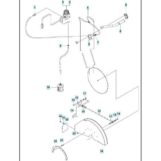 Blade Guard Assembly for MS 610