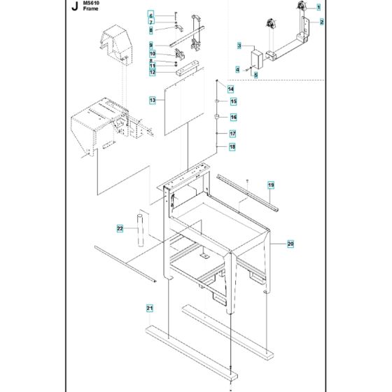 Frame Assembly for MS 610