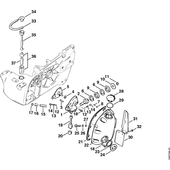 Oil pump Assembly for Stihl MS720 Chainsaws