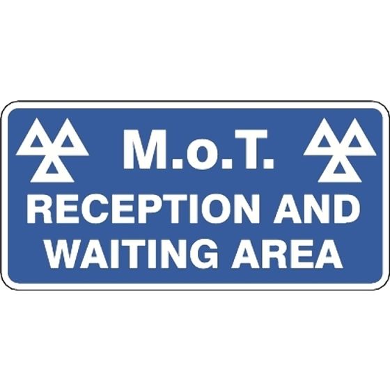 Mot Reception & Wait 3mm Foamex