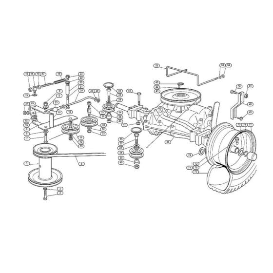 Gear Box for Stihl/ Viking MT 545 Ride on Mowers