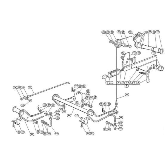 Height Adjustment for Stihl/ Viking MT 545 Ride on Mowers