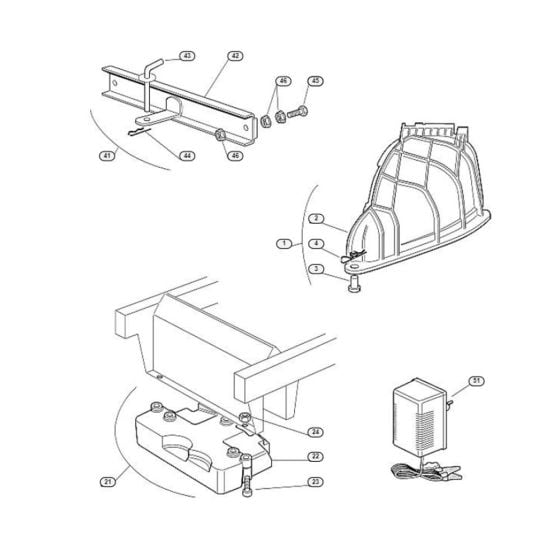 Accssories  for Stihl/ Viking MT 585 L Ride on Mowers