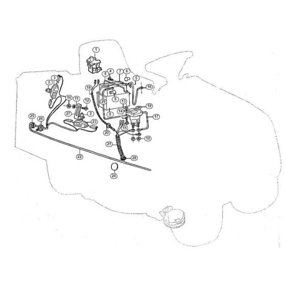 Electric Equipment-1 for Stihl/ Viking MT 680 Ride on Mowers