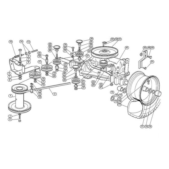 Gear Box for Stihl/ Viking MT 740 Ride on Mowers