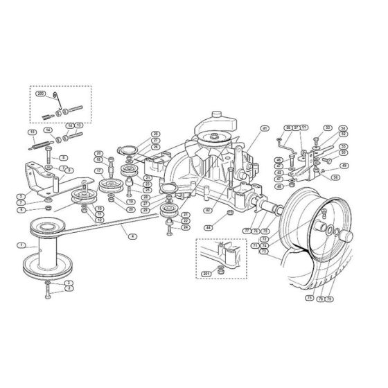 Gearbox  for Stihl/ Viking MT 780 Ride on Mowers