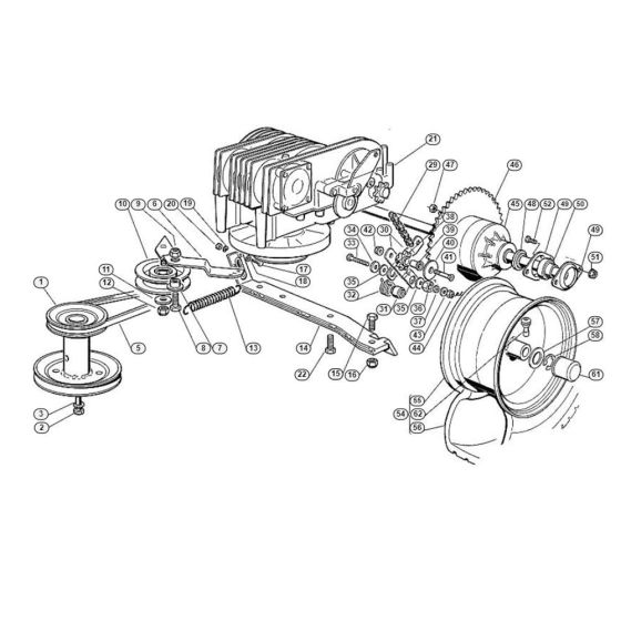 Gear Box for Stihl/ Viking MT 780 (1999) Ride on Mowers