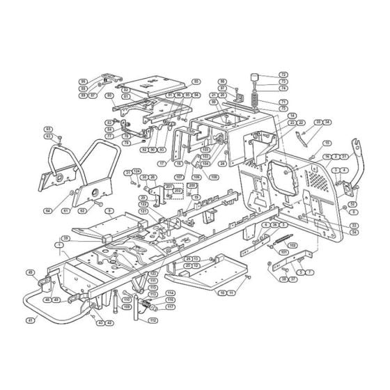 Frame  for Stihl/ Viking MT 785 Ride on Mowers